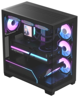 Корпус Formula Crystal Z8G Floe черный без БП ATX 8x120mm 6x140mm 2xUSB3.0 audio bott PSU - купить недорого с доставкой в интернет-магазине