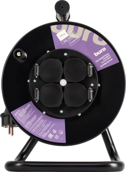 Сетевой удлинитель Buro BU-PSR4.50/G-16 50м (4 розетки) оранжевый (коробка) - купить недорого с доставкой в интернет-магазине