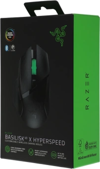 Мышь Razer Basilisk V3 X Hyperspeed черный оптическая 18000dpi беспров. USB 9but (RZ01-04870100-R3G1) - купить недорого с доставкой в интернет-магазине