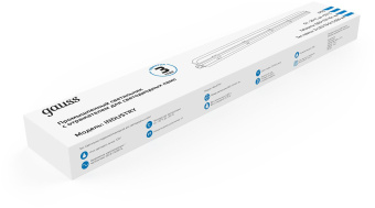 Светильник Gauss Industry 909410260 36Вт серый прямоугольный - купить недорого с доставкой в интернет-магазине