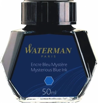 Флакон с чернилами Waterman (S0110790) Mysterious Blue чернила 50мл для ручек перьевых - купить недорого с доставкой в интернет-магазине