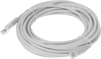 Патч-корд Hyperline PC-LPM-UTP-RJ45-RJ45-C5e-10M-LSZH-GY UTP RJ-45 вил.-вилка RJ-45 кат.5E 10м серый LSZH 24AWG - купить недорого с доставкой в интернет-магазине