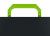 Портфель Бюрократ Black Opal BLPP01LETT 1 отдел. A4 пластик 0.7мм черный/салатовый - купить недорого с доставкой в интернет-магазине