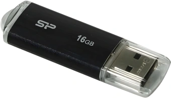 Флеш Диск Silicon Power 16GB Ultima U02 SP016GBUF2U02V1K USB2.0 черный - купить недорого с доставкой в интернет-магазине