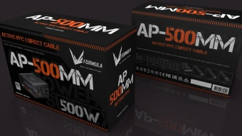 Блок питания Formula ATX 500W AP-500ММ 80 PLUS WHITE (20+4pin) APFC 120mm fan 6xSATA RTL - купить недорого с доставкой в интернет-магазине