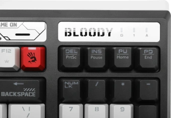 Клавиатура A4Tech Bloody B950 механическая серый/черный USB for gamer LED (B950) - купить недорого с доставкой в интернет-магазине