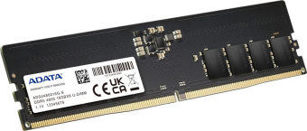 Память DDR5 16GB 4800MHz A-Data AD5U480016G-S RTL PC5-38400 CL40 DIMM 288-pin 1.1В single rank Ret - купить недорого с доставкой в интернет-магазине