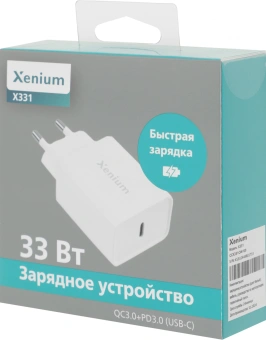 Сетевое зар./устр. Xenium X331 33W 3A+2.5A+2A+1.5A универсальное белый (CCX331CW/00) - купить недорого с доставкой в интернет-магазине