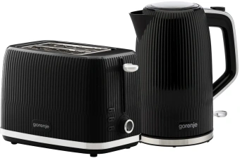 Чайник электрический Gorenje K17DPB 1.7л. 2200Вт черный/серебристый корпус: металл - купить недорого с доставкой в интернет-магазине