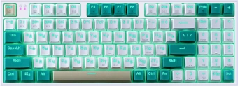 Клавиатура Redragon Veigar механическая белый/синий USB беспроводная BT/Radio for gamer LED (71476) кабель 1.5м - купить недорого с доставкой в интернет-магазине