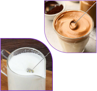 Вспениватель молока Kitfort КТ-7145 черный - купить недорого с доставкой в интернет-магазине