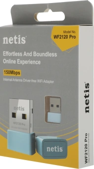 Сетевой адаптер Wi-Fi Netis WF2120 Pro N150 USB 2.0 (ант.внутр.) 1ант. - купить недорого с доставкой в интернет-магазине