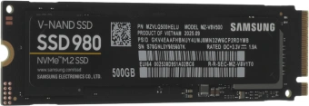 Накопитель SSD Samsung PCIe 3.0 x4 500GB MZ-V8V500BW 980 M.2 2280 - купить недорого с доставкой в интернет-магазине