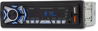 Автомагнитола Digma MCP-227B 1DIN 2x45Вт v5.0 USB 2.0 AUX 2 ПДУ - купить недорого с доставкой в интернет-магазине