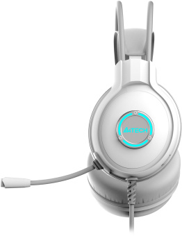 Наушники с микрофоном A4Tech Fstyler FH300U белый 2м накладные USB оголовье (FH300U WHITE) - цена, купить или заказать с доставкой в интернет-магазине Наушники с микрофоном A4Tech Fstyler FH300U белый 2м накладные USB оголовье (FH300U WHITE) - купить недорого с доставкой в интернет-магазине