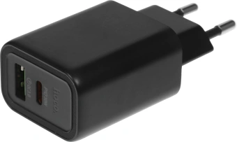 Сетевое зар./устр. Hoco Gentle PD30W+QC3.0 30W 3A (PD+QC) USB/USB Type-C универсальное черный (44358) - купить недорого с доставкой в интернет-магазине
