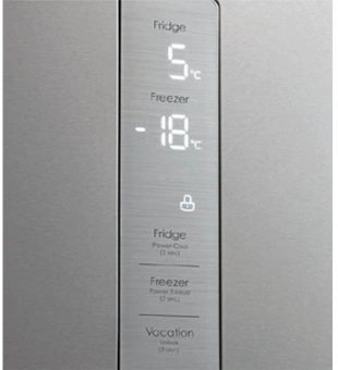 Холодильник Midea MDRB489FGE02OE 2-хкамерн. серебристый - купить недорого с доставкой в интернет-магазине