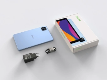 Планшет Digma Q8 SC9863A (1.6) 8C RAM3Gb ROM32Gb 8" IPS 800x1200 4G 2Sim Android 14 голубой 5Mpix 2Mpix BT WiFi microSD 128Gb 4500mAh - купить недорого с доставкой в интернет-магазине