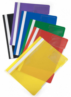 Папка-скоросшиватель Бюрократ -PS-V20BLU A4 прозрач.верх.лист карм.для визит. пластик синий 0.12/0.16 - купить недорого с доставкой в интернет-магазине