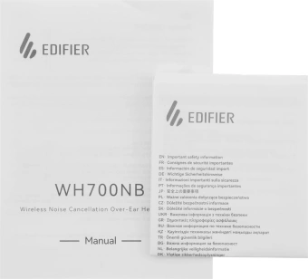 Гарнитура мониторные Edifier WH700NB т.голубой беспроводные bluetooth оголовье - купить недорого с доставкой в интернет-магазине