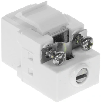 Модуль Lanmaster LAN-OK-TV/S-WH белый - купить недорого с доставкой в интернет-магазине