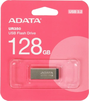 Флеш Диск A-Data 128GB UR350 UR350-128G-RSR/BK USB3.2 серебристый/черный - купить недорого с доставкой в интернет-магазине
