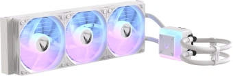 Система водяного охлаждения Formula Ice Jet Vision 360 ARGB Soc-AM5/AM4/1200/2066/1700/1851 белый 4-pin 1-27dB Al+Cu LCD 315W 2020gr Ret (ICE JET VISION 360 WH) - купить недорого с доставкой в интернет-магазине