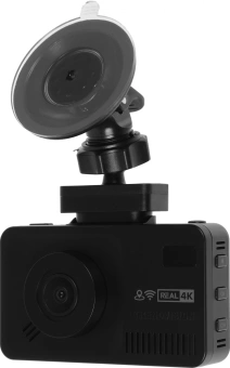 Видеорегистратор с радар-детектором TrendVision DriveCam Real 4K Signature LNA 2CH черный 2160p 140гр. GPS MStar 8629 - купить недорого с доставкой в интернет-магазине
