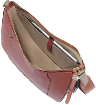 Сумка женская Piquadro Circle BD6657W92/ARTM коралловая/кофейная натур.кожа - купить недорого с доставкой в интернет-магазине