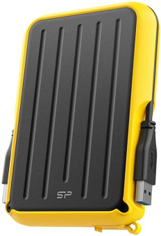 Жесткий диск Silicon Power USB 3.0 1TB SP010TBPHD66SS3Y Armor A66 2.5" желтый - купить недорого с доставкой в интернет-магазине