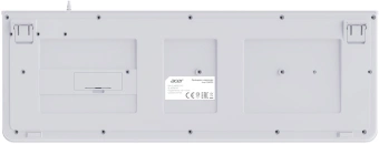 Клавиатура Acer OKW400 белый USB Multimedia (ZL.KBDEE.01B) кабель 1.8м - купить недорого с доставкой в интернет-магазине