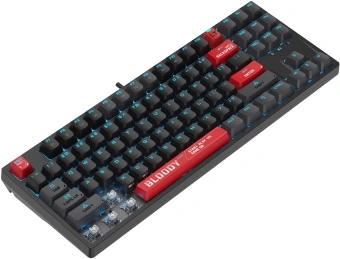 Клавиатура A4Tech Bloody AT87 механическая черный/красный USB for gamer LED (AT87) - купить недорого с доставкой в интернет-магазине