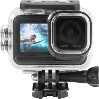 Экшн-камера Digma DiCam 970 1xCMOS 12Mpix черный - купить недорого с доставкой в интернет-магазине