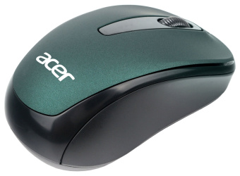 Мышь Acer OMR135 зеленый оптическая (1000dpi) беспроводная USB для ноутбука (2but) - купить недорого с доставкой в интернет-магазине