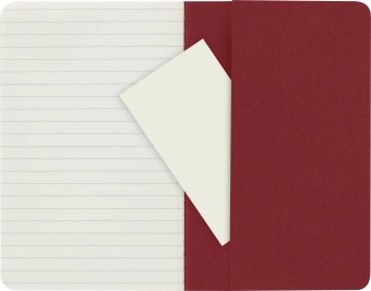 Блокнот Moleskine CAHIER JOURNAL CH111 Pocket 90x140мм обложка картон 64стр. линейка клюквенный (3шт) - купить недорого с доставкой в интернет-магазине