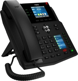 Телефон IP Fanvil X4U V2 черный - купить недорого с доставкой в интернет-магазине