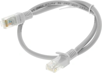 Патч-корд Premier PP31-0.5M-LSZH 1Гбит/с UTP 4 пары cat.5E CCA molded 0.5м серый RJ-45 (m)-RJ-45 (m) - купить недорого с доставкой в интернет-магазине