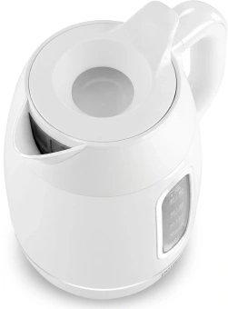 Чайник электрический Polaris PWK 0723DDW 1.7л. 2400Вт белый корпус: пластик - купить недорого с доставкой в интернет-магазине