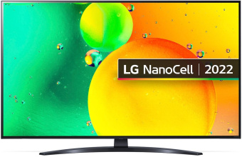 Телевизор LED LG 43" 43NANO766QA.ARUB синяя сажа 4K Ultra HD 60Hz DVB-T DVB-T2 DVB-C DVB-S DVB-S2 WiFi Smart TV - купить недорого с доставкой в интернет-магазине