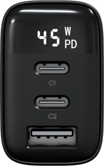 Сетевое зар./устр. Magssory ACH008 45W 3.25A (PD3.0+PPS+QC4+AFC+FCP+SCP) универсальное черный - купить недорого с доставкой в интернет-магазине