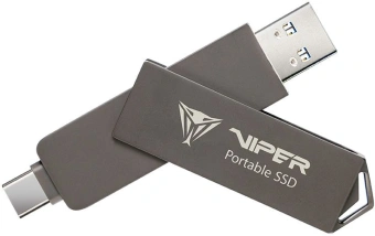 Накопитель SSD Patriot USB3.2 Gen2 512GB PVP30512G28UDG PVP30 Viper черный - купить недорого с доставкой в интернет-магазине