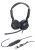 Гарнитура проводная Yealink UH42 Dual UC USB-C/A черный - купить недорого с доставкой в интернет-магазине