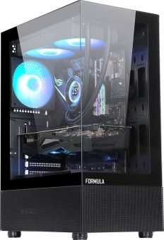 Корпус Formula Crystal Z1 PLUS черный без БП ATX 2x120mm 2xUSB2.0 1xUSB3.0 audio bott PSU - купить недорого с доставкой в интернет-магазине