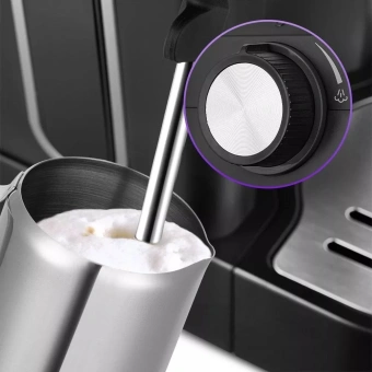 Кофеварка рожковая Kitfort КТ-7375 1150Вт черный - купить недорого с доставкой в интернет-магазине