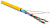 Кабель информационный Hyperline FUTP4-C5E-P26-IN-LSZH-YL-100 кат.5E FTP 4 пары 26AWG LSZH внутренний 100м желтый