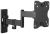 Кронштейн для телевизора Ultramounts UM861 черный 13"-27" макс.20кг настенный поворотно-выдвижной и наклонный - купить недорого с доставкой в интернет-магазине