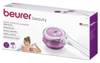 Щетка Beurer FC55 для тела насадок:2шт розовый (605.12) - купить недорого с доставкой в интернет-магазине