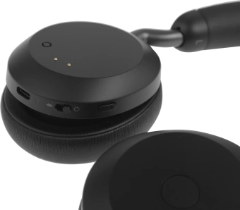 Наушники с микрофоном Jabra Evolve2 75, Link380a UC Stereo Black черный накладные BT оголовье (27599-989-999) - купить недорого с доставкой в интернет-магазине