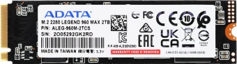 Накопитель SSD A-Data PCIe 4.0 x4 2TB ALEG-960M-2TCS Legend 960 Max M.2 2280 - цена, купить или заказать с доставкой в интернет-магазине Накопитель SSD A-Data PCIe 4.0 x4 2TB ALEG-960M-2TCS Legend 960 Max M.2 2280 - купить недорого с доставкой в интернет-магазине