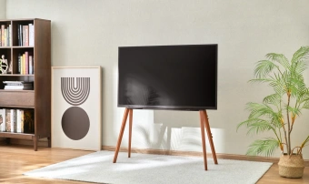 Подставка для телевизора Cactus CS-ST3646BKWN черный/орех 49"-75" макс.40кг напольный - купить недорого с доставкой в интернет-магазине